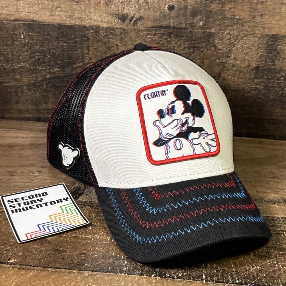 Capslab Mickey Mouse Disney Mesh Snapback Hat Cap Blue Red Black Floatin’